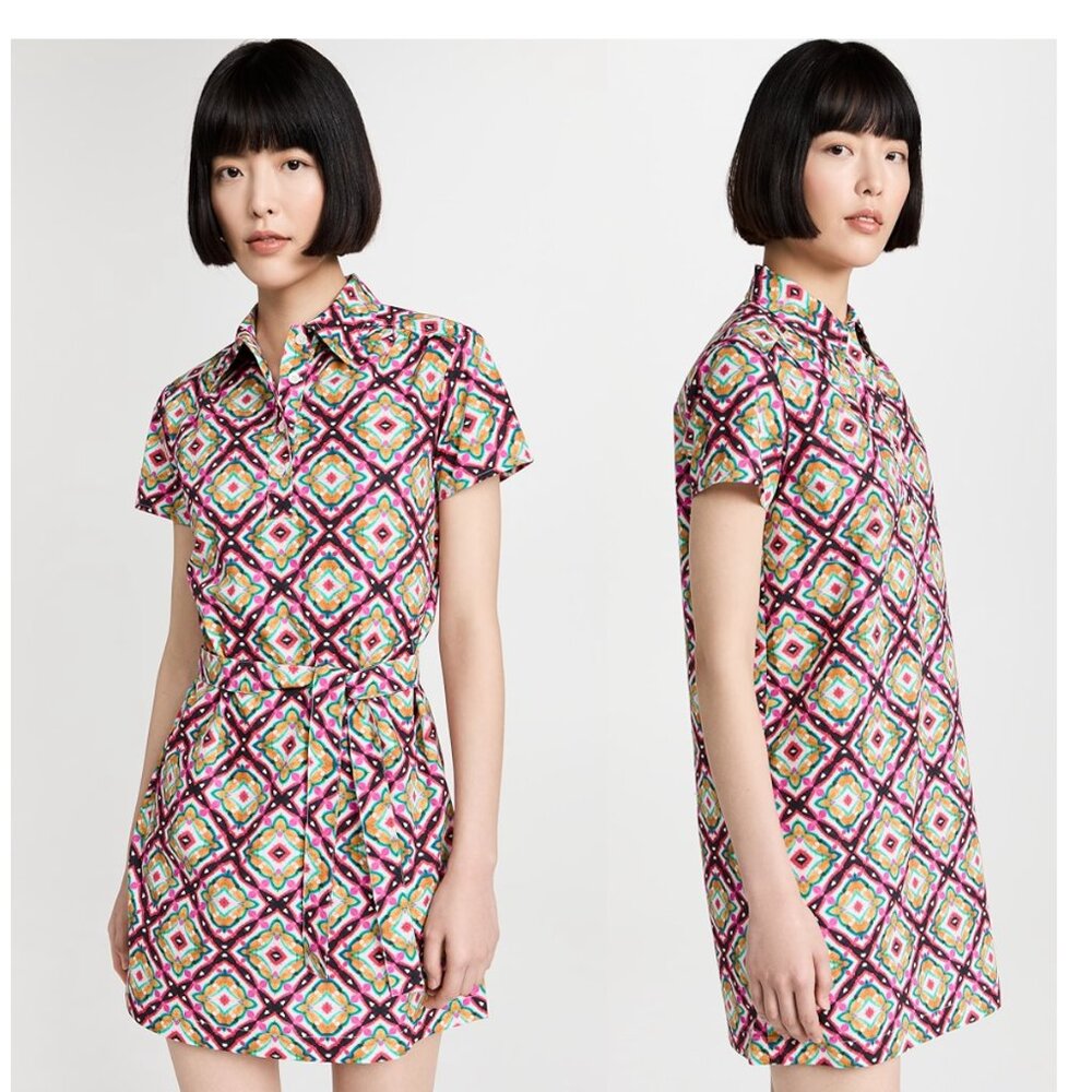 A.P.C. printed cotton Prudence shirt dress F 42 US 8 10